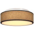 vidaXL Stropná lampa so bodmi Čierna 38 x 38 x 13,5 cm látka