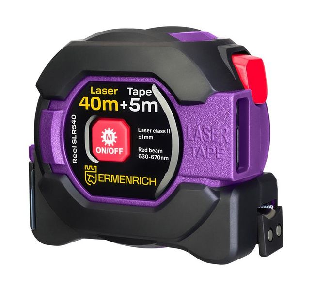 Laserový merací metr Ermenrich Reel SLR540 Fialový