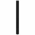 vidaXL Nohy konzolového stolíka, čierne, 2 ks, 28 x (72-73) cm, oceľové