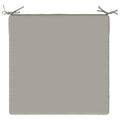 vidaXL 1-dielny sedací vankúš SOEST 100% polyester Sivá 70 x 70 x 3 cm