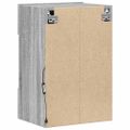 vidaXL Nástenné skrinky s LED osvetlením pre TV 2ks sivé sonoma 40x30x60,5cm