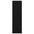 vidaXL TV nástenná skriňa 40,5 x 30 x 102 cm Čierny dub