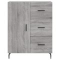 vidaXL Vysoká skrinka sivý dub sonoma 69,5x34x180 cm spracované drevo