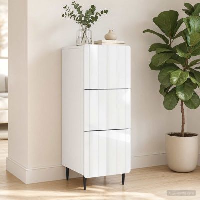 vidaXL Zásuvkový kabinet 33 x 34,5 x 92 cm Kompozitné drevo