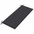 vidaXL 2-miestna záhradná lavica s vankúšom 120 cm eukalyptový masív