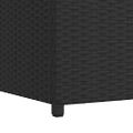 vidaXL Záhradný úložný box čierny 120x50x60 cm polyratanový