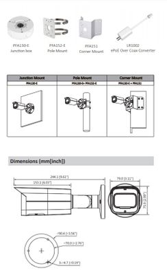Dahua IP kamera IPC-HFW5241E-ZE-27135-ČIERNY