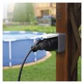 Zásuvka EMOS P5552 chytrá Wi-Fi | merič spotreby | 16A | 3680W | IP44 | čierna