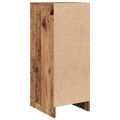 vidaXL Komoda staré drevo 29,5x34x76 cm kompozitné drevo