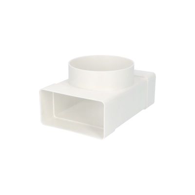 Redukcia T na potrubie VENTS 531 - prúd.  100/2x55x110mm PVC