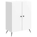 vidaXL Servírovacia skriňa Biela s vysokým leskom 66 x 34,5 x 90 cm