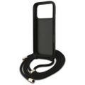 Guess 4G Big Logo Cord Stap Crossbody case for iPhone 17 Pro brown