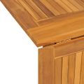 vidaXL Skladací záhradný stôl motýľ 150x90x75 cm tíkový masív