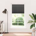 vidaXL plisovaná roleta čierna 105x200 cm Šírka látky 104,4 cm
