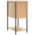 vidaXL Nočný stolík dub sonoma 32x42x70 cm kompozitné drevo
