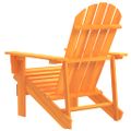 vidaXL Záhradná stolička Adirondack jedľový masív oranžová