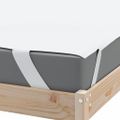 vidaXL Chránič matraca biela 90x200 cm vodeodolné