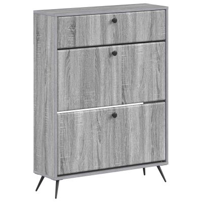 vidaXL Skriňa na topánky BREDA 78 x 24 x 103 cm Kompozitné drevo