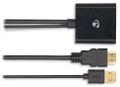 NEDIS adaptérový kabel HDMI - DisplayPort/ zástrčka HDMI - zásuvka DisplayPort/ USB napájení/ 20cm/ box/ černý Adaptér, HDMI (M) na DisplayPort (F), 4K@60Hz, USB napájení, 20cm