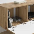 vidaXL TV nástenná skriňa 78,5 x 31 x 29,5 cm Remeselnícky dub
