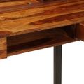 vidaXL Stôl 110x50x94 cm masívne akáciaové drevo a oceľ