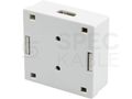 Zásuvka NEKU CAT5E FTP 2 x RJ45 na omietku biela Zásuvka NEKU CAT5E FTP 2 x RJ45 na omítku bílá
