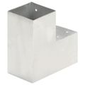 vidaXL Trámová spojka v tvare L 101x101 mm pozinkovaný kov
