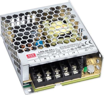 MEAN WELL LRS-35-24 Priemyselný zdroj spínaný 24V 35W