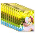 vidaXL Fotorámiky na stenu alebo stôl 10 ks zlaté 20x25 cm MDF