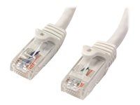 Category 6 - 24AWG (N6PATC2MWH) - Patch kábel - RJ-45 (M) do RJ-45 (M) - 2 m - UTP - CAT 6 - prevedenie bez hrbolkov - biela