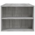 vidaXL Konferenčný stolík sivý dub sonoma 102x55x42cm kompozitné drevo