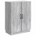 vidaXL Servírovacia skriňa Sivá sonoma 66 x 34,5 x 87 cm
