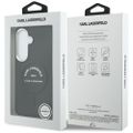 Karl Lagerfeld case Embossed Ring RSG Logo MagSafe pre Samsung Galaxy S26 čierna