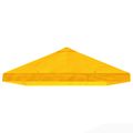 vidaXL Kryt na altánkovú strechu 6 x 3 m Žltá Polyester 190 gsm
