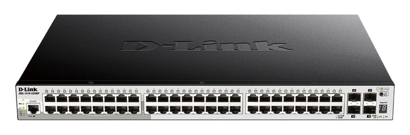D-Link DGS-1510-52XMP 52-Port Gigabit Stackable POE Smart Managed Switch 4x 10G SFP+