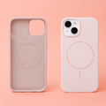 Silikónové Thin Mag puzdro pre iPhone 17 6,3" / 18 6,3" svetloružová