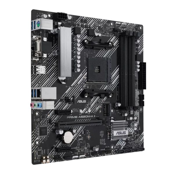 ASUS PRIME A520M-A II/CSM/AM4/mATX ASUS PRIME A520M-A II-CSM / A520 / AM4 / 4x DIMM / M.2 / D-Sub / HDMI / DP / mATX