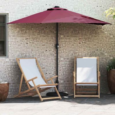 vidaXL Záhradný slnečník 294 x 150 x 224 cm Polyester a oceľ