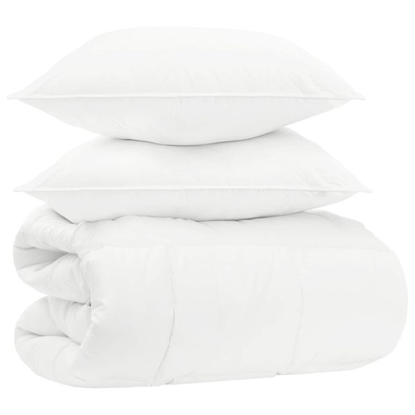 vidaXL Súprava prikrývok 200 x 220 cm Žiadne Bavlna, bambus, polyester