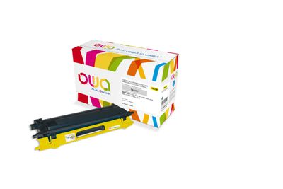 OWA Armor toner kompatibilný s Brother TN-135Y, 4000st, žltá/yellow