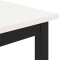 vidaXL lavička Biela 110 x 35 x 45 cm Masívne borovicové drevo