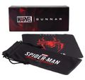 GUNNAR kancelářské/herní brýle ENIGMA - MARVEL SPIDER-MAN MILES MORALES EDITION * jantarová skla * BLF 65 * GUNNAR focu Brýle, kancelárské, herní, cerveno-cerné obroucky, jantarová skla