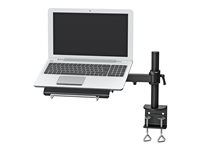Montážna sada - plný pohyb - pre notebook (počítač) - čierna - veľkosť obrazovky: 10"-22" - upevniteľné na stôl