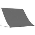 vidaXL Zaťahovacia markíza antracitová 250x150 cm látka a oceľ