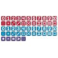 Magnetická stavebnica microMAGS Learn Numbers 56 dielov