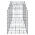 vidaXL Oblúkový gabionový kôš 15 ks 200x50x60/80 cm pozinkované železo