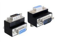 Sériový adaptér - DB-9 (F) na DB-9 (M) - konektor 90°