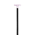 vidaXL Lodné lano čierne 6 mm 250 m polypropylén