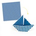 Farebné papiere na origami Natsu 100 ks