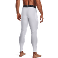 Kompresné legíny HG Armour Leggings White - Under Armour, veľkosť M, veľkosť oblečenia M